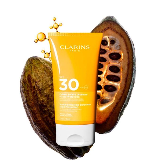 Clarins S0765D Crema Corporal Protectora Solar UVA/UVB SPF30, 150 ml 1