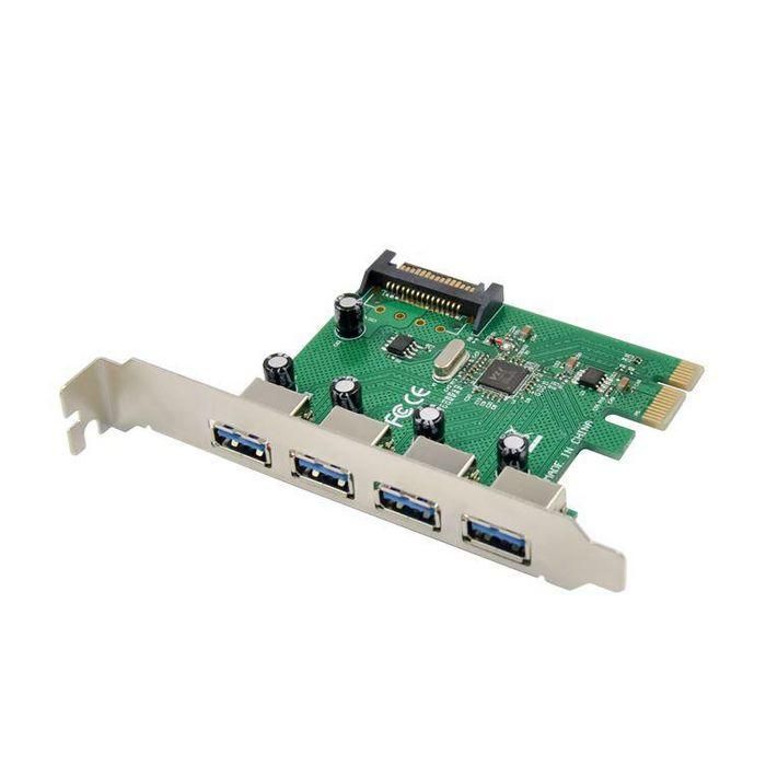 MicroConnect VL805 Tarjeta de Expansión PCIe USB 3.0 con 4 Puertos, Controlador Host, Velocidad Super-Speed 5Gbps MicroConnect VL805 Tarjeta de Expansión PCIe USB 3.0 con 4 Puertos, Controlador Host, Velocidad Super-Speed 5Gbps