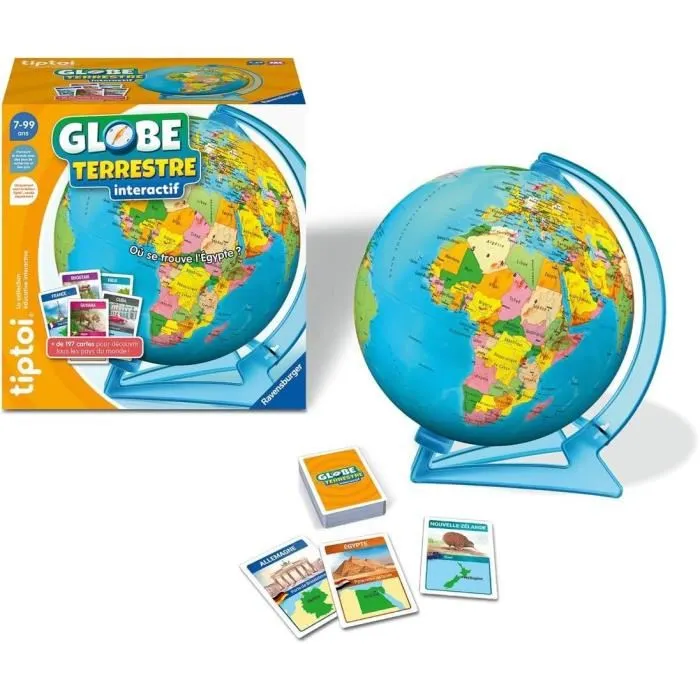 Ravensburger 4005556001910 Globo terrestre interactivo Tiptoi A partir de 7 años 1