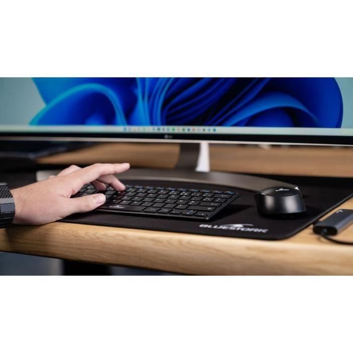 Paquete de teclado y mouse inalámbrico - Bluestork - Pack -Mini/FR - Ultra Compact - Negro 5 Paquete de teclado y mouse inalámbrico - Bluestork - Pack -Mini/FR - Ultra Compact - Negro 5