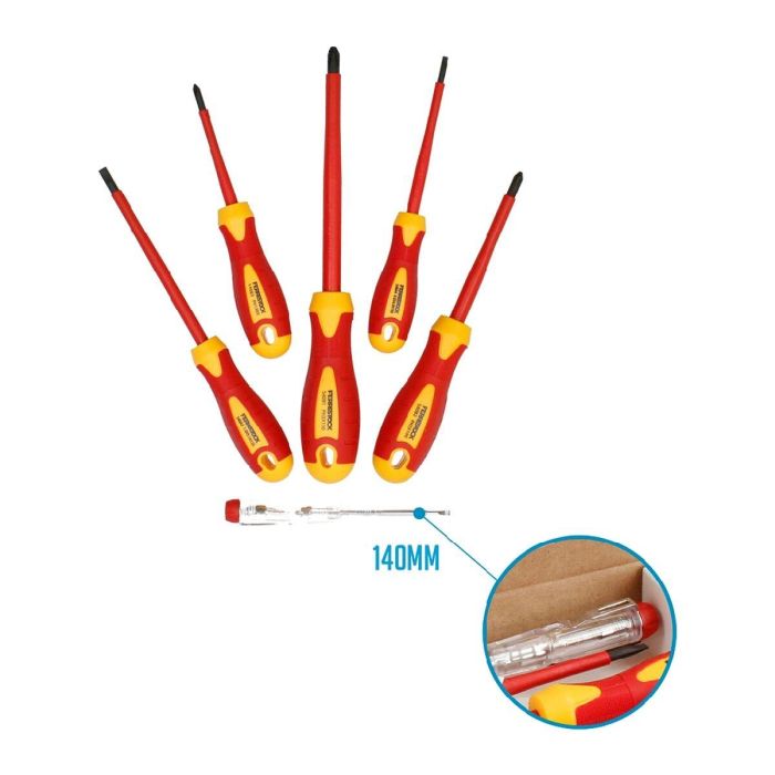 Set de Destornilladores Ferrestock (6 pcs) 2 Set de Destornilladores Ferrestock (6 pcs) 2
