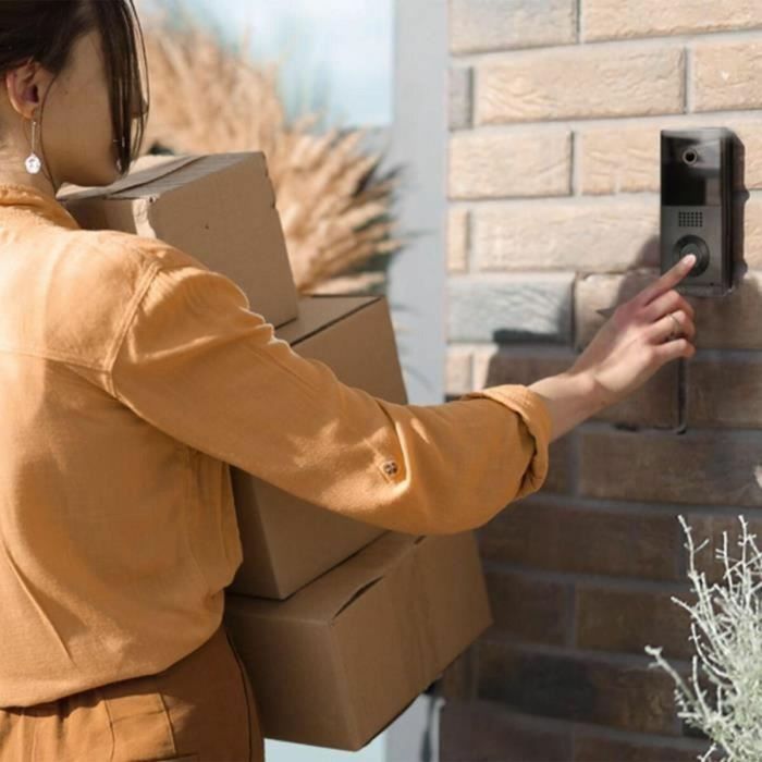 Scs Sentinel SCS3701085207151 Videoportero con Conexión por Cable, Visión Nocturna, Negro 1