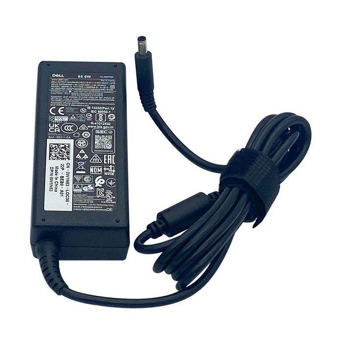 Dell Adaptador CA para Portátil 65W 19.5V 3.34A, Conector 4.5mm 3 Pines, Cable C6 1