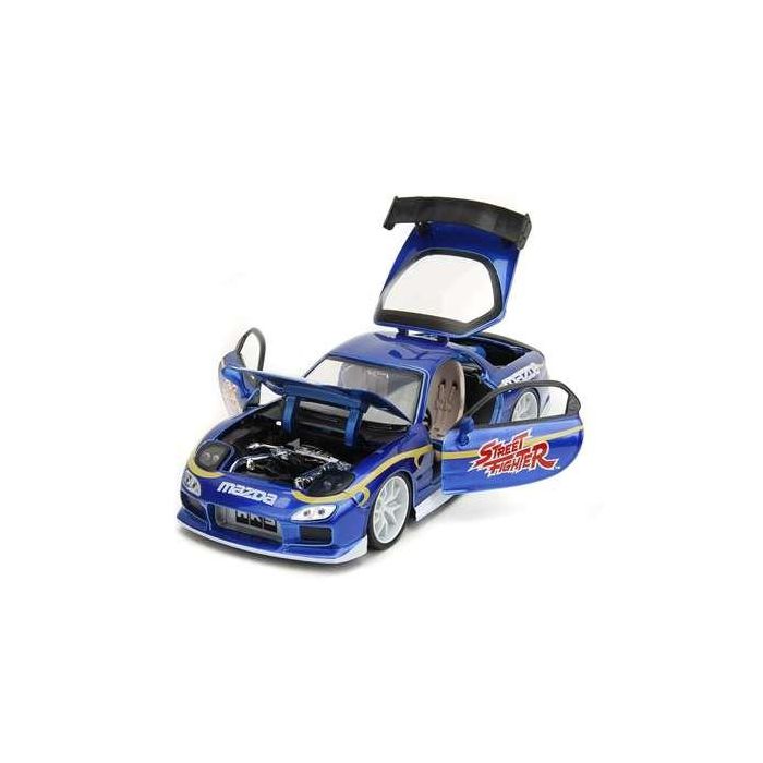 Coche street fighter ii chun-li 1993 mazda rx-7 escala 1:24. incluye figura 1 Coche street fighter ii chun-li 1993 mazda rx-7 escala 1:24. incluye figura 1