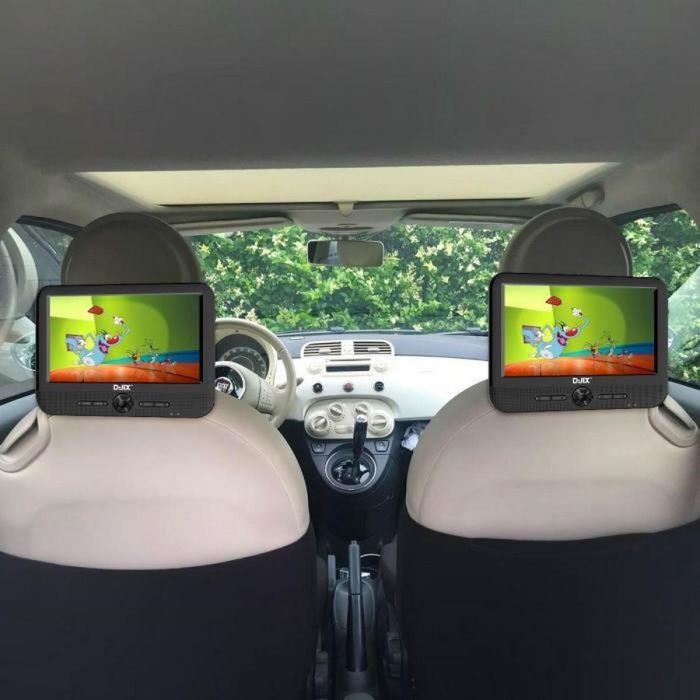 Djix Reproductor DVD Portátil PVS906-50SM Doble Pantalla 2h Batería Negro 4 Djix Reproductor DVD Portátil PVS906-50SM Doble Pantalla 2h Batería Negro 4