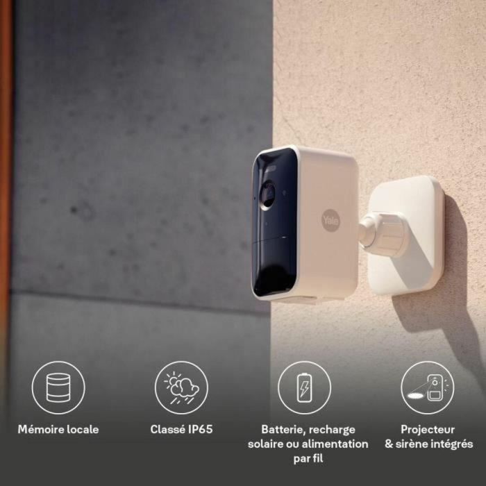 Yale YAL1740703029637 Cámara inteligente para exteriores Full HD 1080p, 154° de visión, visión nocturna 5