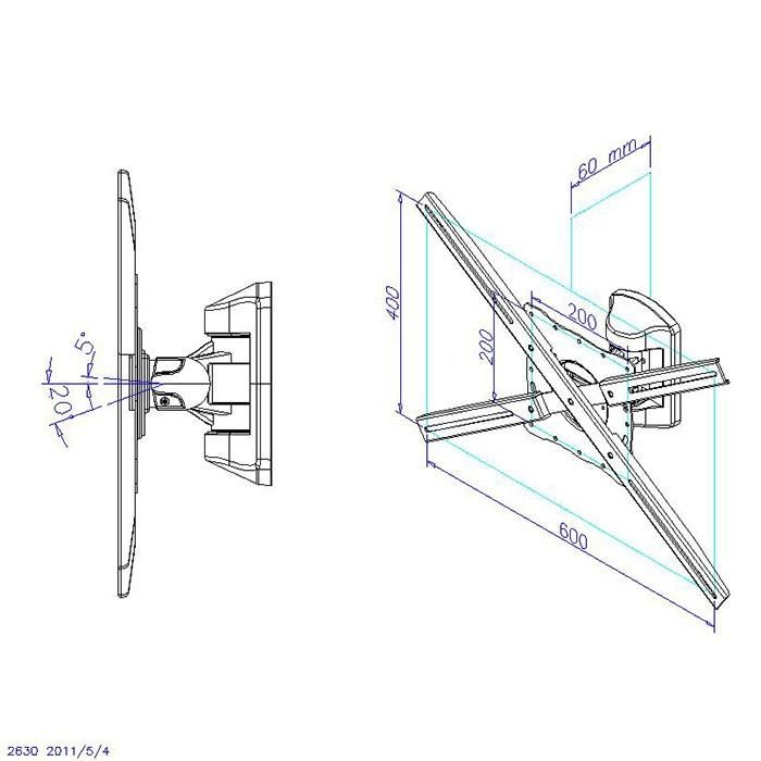 Soporte Articulado Pared Phoenix Pantalla Tv 1 Soporte Articulado Pared Phoenix Pantalla Tv 1