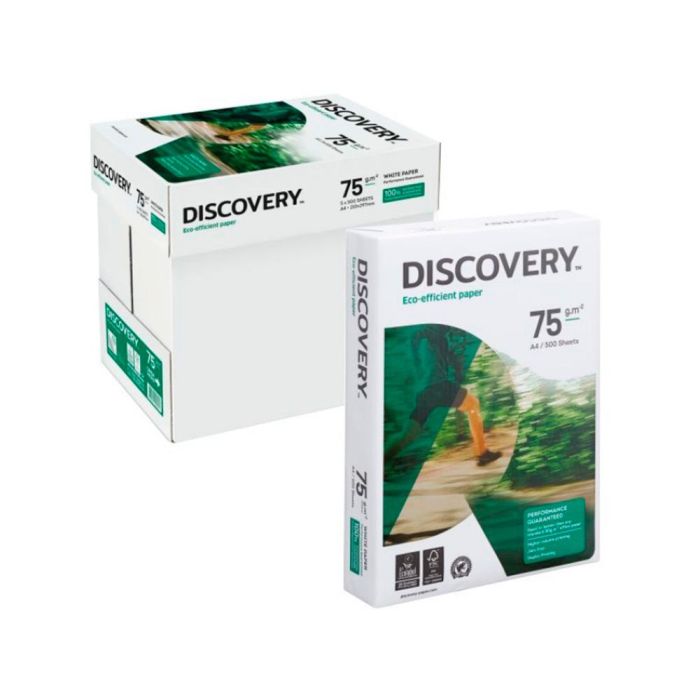 Papel Fotocopiadora Discovery Din A4 75 gramos Papel Multiuso Ink-Jet Y Laser Paquete De 500 Hojas 300 unidades 5