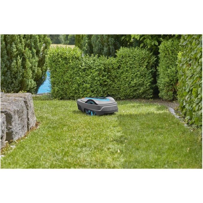 GARDENA smart SILENO city 400 qm Set Robot Cortacésped para césped de hasta 400 m², 16 cm ancho de corte, Batería Ión de litio 3