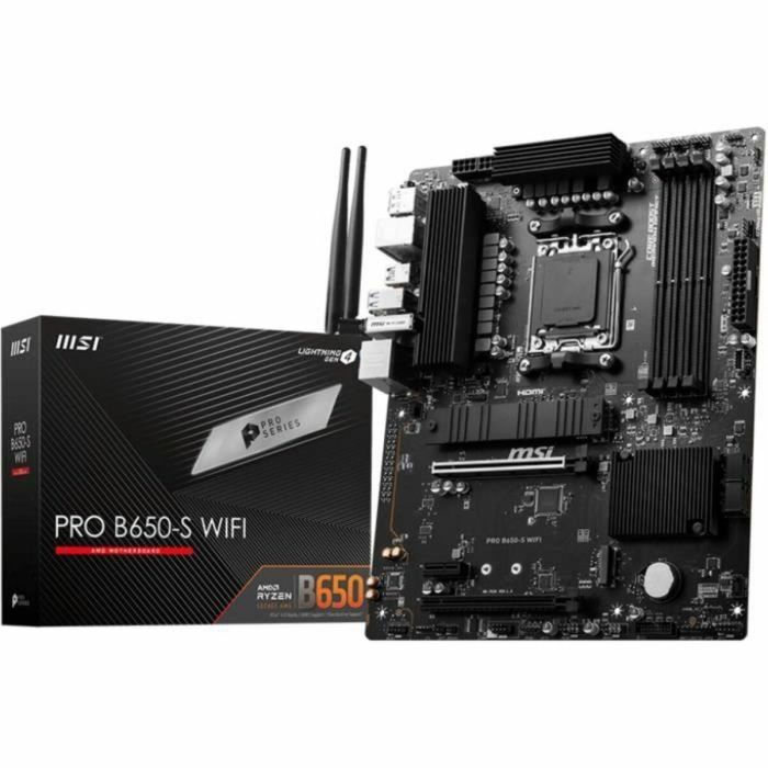 MSI Placa Base PRO B650-S WiFi AM5 ATX
