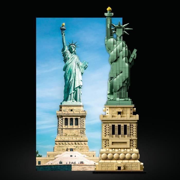 LEGO 21042 Architecture La Estatua de la Libertad - Maqueta Réplica Construible con Pedestal y Antorcha Dorada, +16 años 2 LEGO 21042 Architecture La Estatua de la Libertad - Maqueta Réplica Construible con Pedestal y Antorcha Dorada, +16 años 2