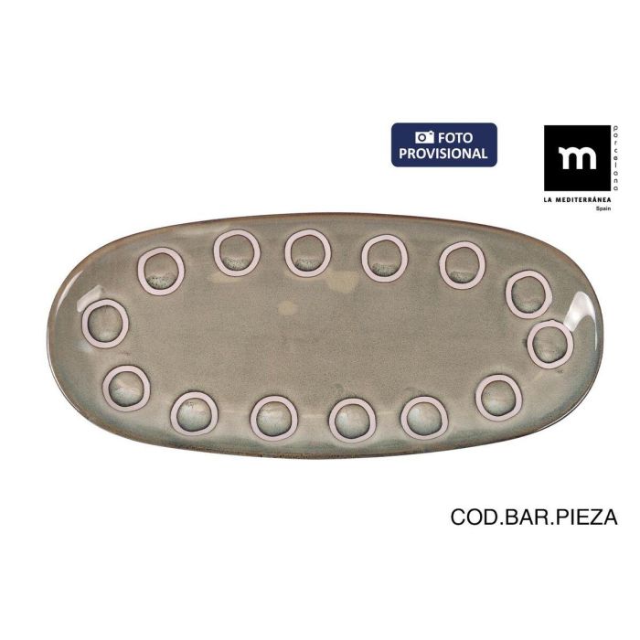 Fuente de Cocina La Mediterránea Almudena Gris Ovalado 29 x 13,5 x 2,4 cm (24 Unidades) 1 Fuente de Cocina La Mediterránea Almudena Gris Ovalado 29 x 13,5 x 2,4 cm (24 Unidades) 1