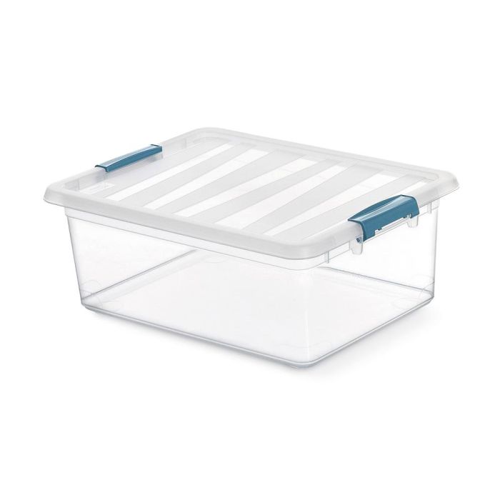 Domo Pack Living Caja de almacenaje transparente 12l polipropileno 39x29x15,5cm 0 Domo Pack Living Caja de almacenaje transparente 12l polipropileno 39x29x15,5cm 0
