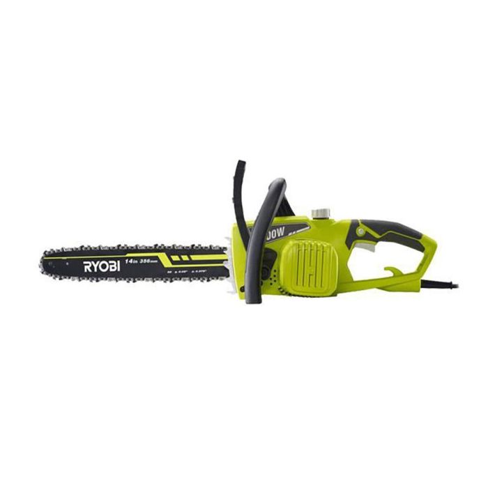 Ryobi RCS1935B2C Motosierra Eléctrica 1900 W, Guía 35 cm, 2 Cadenas, Bomba Aceite Automática, Tensor sin Herramientas