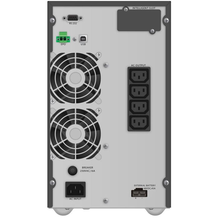 PowerWalker UPS VFI 2000 TGB 2kVA 1.8kW 176-300V 4xC13 para Hogar y Oficina 1