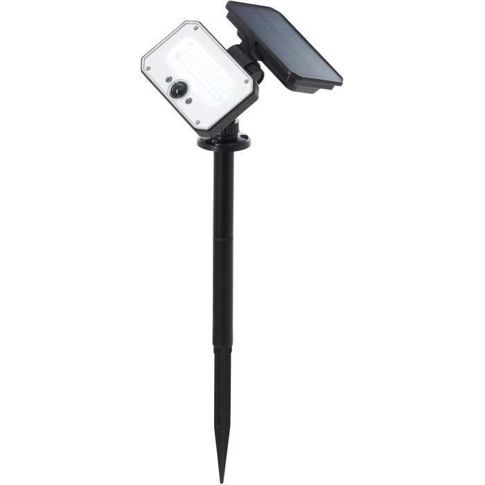 Brilliant BRI4004353437816 Foco Exterior LED Solar Joplin con Detector de Movimiento, 4W, Negro, Material Plástico y Vidrio Brilliant BRI4004353437816 Foco Exterior LED Solar Joplin con Detector de Movimiento, 4W, Negro, Material Plástico y Vidrio