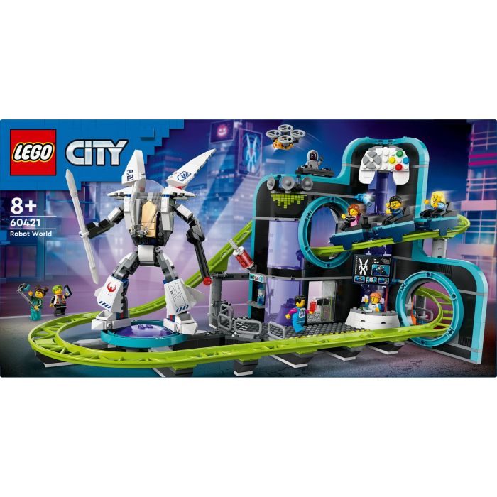 LEGO 60421 City Achterbahn con Roboter-Mech 9 LEGO 60421 City Achterbahn con Roboter-Mech 9