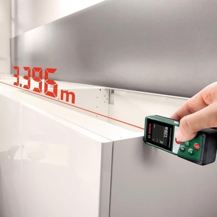 Medidor de distancia láser Bosch UniversalDistance 40 C (medición precisa de distancias de hasta 40 m, conectividad Bluetooth, funciones de control remoto 4 Medidor de distancia láser Bosch UniversalDistance 40 C (medición precisa de distancias de hasta 40 m, conectividad Bluetooth, funciones de control remoto 4