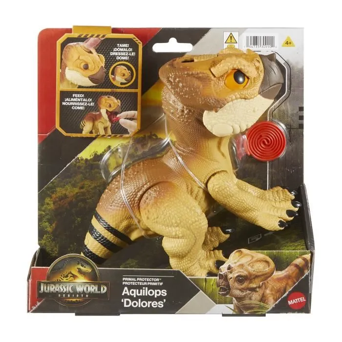 Mattel Figura Dinosaurio Jurassic World Aquilops con Sonidos - 21,59x22,23x10,16 cm 2