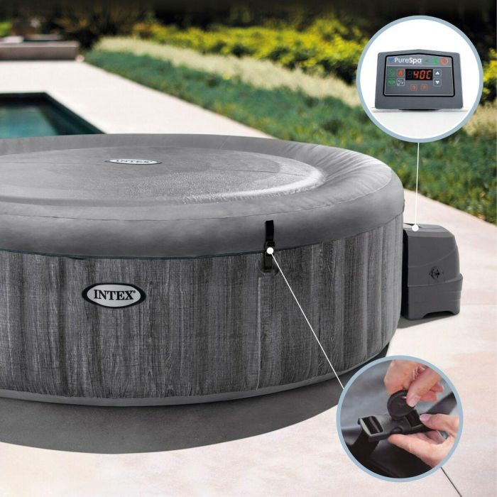 Spa Hinchable Intex Purespa Greywood Deluxe 28440EX 220-240 V 4 plazas 1741 l/h 4