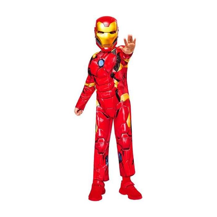 Rubies Disfraz Infantil Iron Man Black Line Talla 5-6 Años