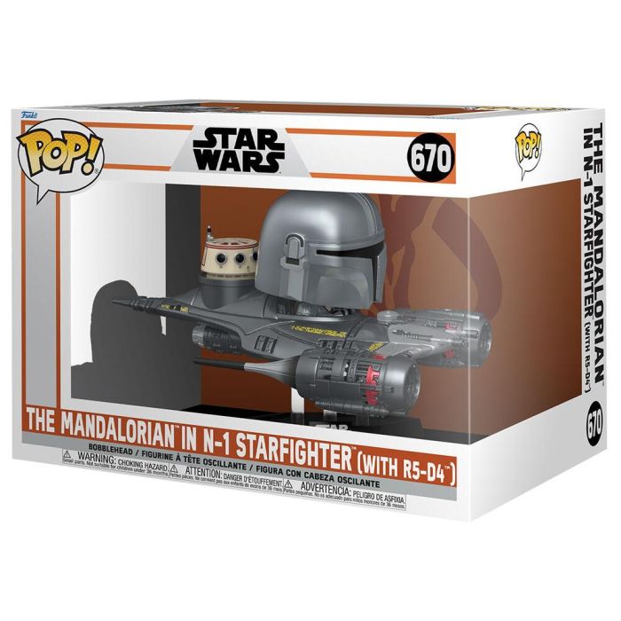Funko Pop Rides Mandalorian & Star Figther N-01 - Figura de Vinilo 12-15 cm 1