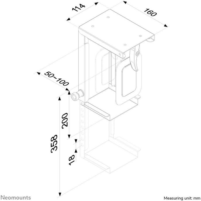 Soporte Neomounts CPU-D075BLACK 2 Soporte Neomounts CPU-D075BLACK 2