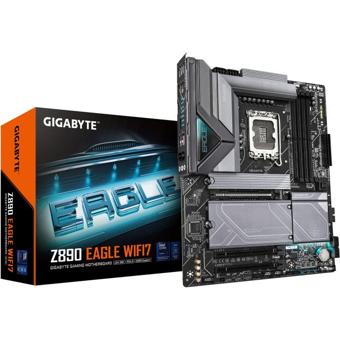 Gigabyte Z890 Eagle WIFI7 Placa Base para PC LGA 1851 Intel Core Ultra DDR5 Wi-Fi 7 ATX