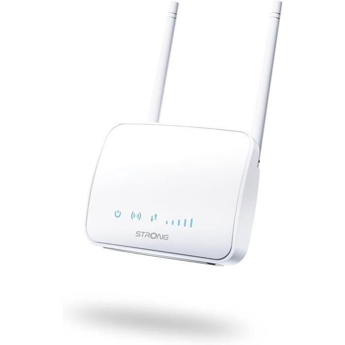 Strong 4GROUTER350M Router de Red Móvil 4G LTE Wi-Fi N300 Mbps para Hogar, con Puerto Ethernet y Diseño en Blanco Strong 4GROUTER350M Router de Red Móvil 4G LTE Wi-Fi N300 Mbps para Hogar, con Puerto Ethernet y Diseño en Blanco