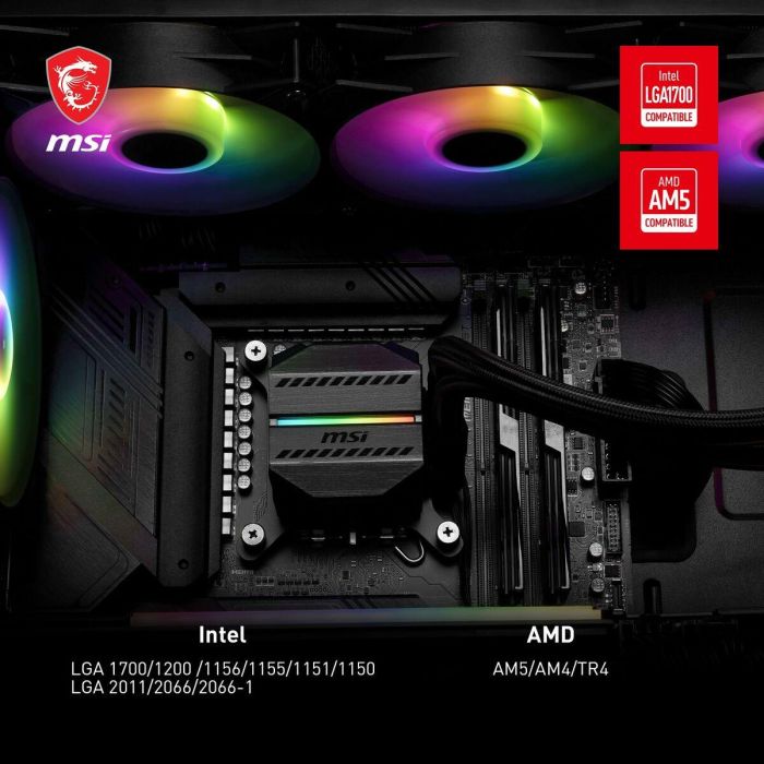 Kit de Refrigeración Líquida MSI 10 Kit de Refrigeración Líquida MSI 10