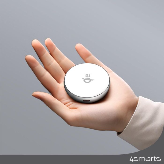 4smarts Qi2 Charger Kickstand. silber/ wei 3 4smarts Qi2 Charger Kickstand. silber/ wei 3