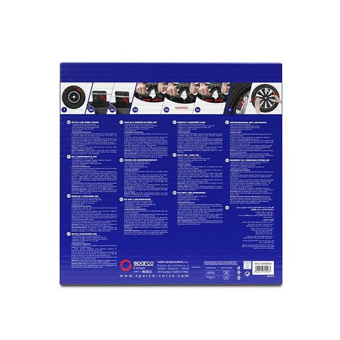 Sparco Tapacubos Torino 15" Negro-Plata Cs5 SPC1593BKSV 3 Sparco Tapacubos Torino 15" Negro-Plata Cs5 SPC1593BKSV 3