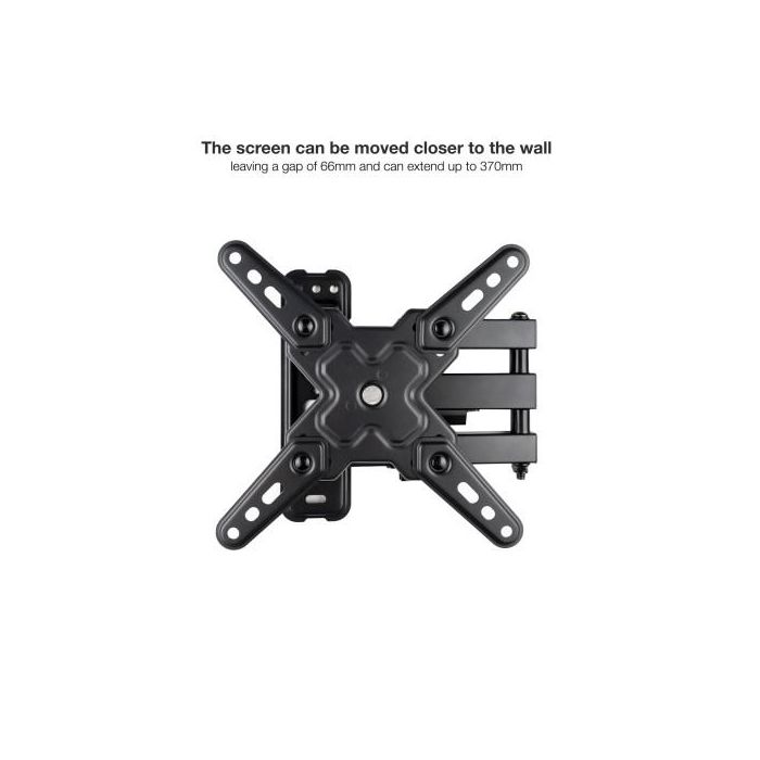 TOOQ SOPORTE PARED PANTALLAS 13-43" GIRA/INCLI NEGRO 4