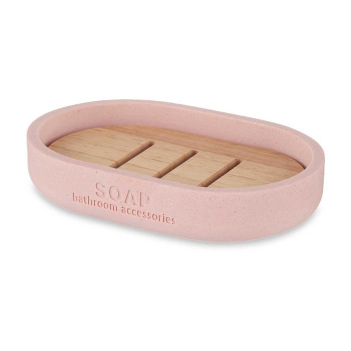 Jabonera Resina Bambu Rosa Berilo 12X2CM (6 Unidades) 1 Jabonera Resina Bambu Rosa Berilo 12X2CM (6 Unidades) 1