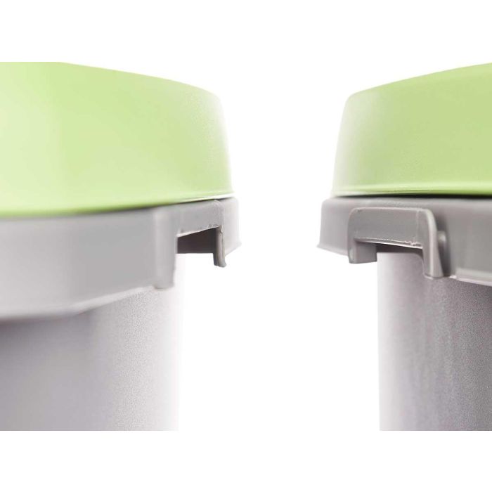 Papelera con sujeción bolsa 25L verde Stefanplast 24x51x39 cm (6 Unidades) 3 Papelera con sujeción bolsa 25L verde Stefanplast 24x51x39 cm (6 Unidades) 3