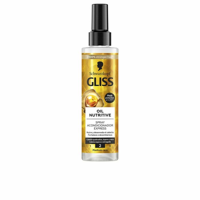 Schwarzkopf Mass Market Gliss Oil Nutritive Acondicionador Spray 200 mL Schwarzkopf Mass Market Gliss Oil Nutritive Acondicionador Spray 200 mL