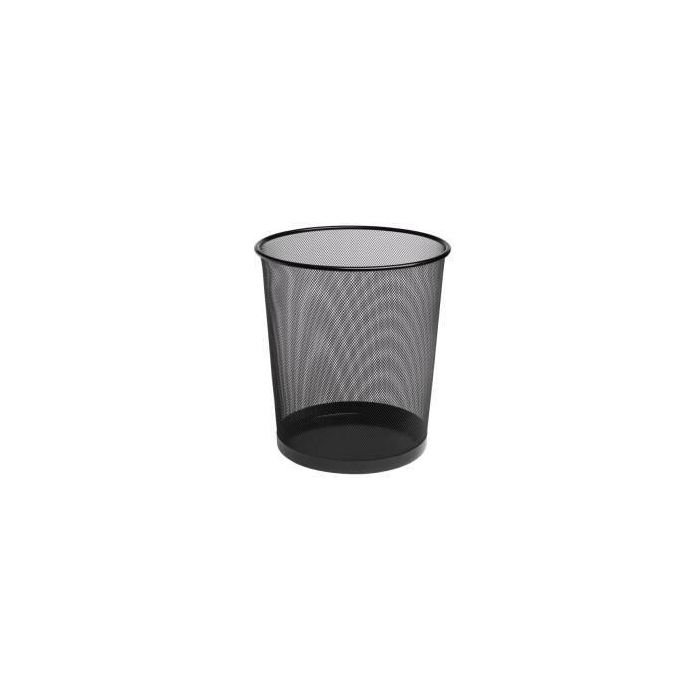 Bismark Papelera De Rejilla Basica Pequeña 12 Litros 275x210 mm Negro Bismark Papelera De Rejilla Basica Pequeña 12 Litros 275x210 mm Negro