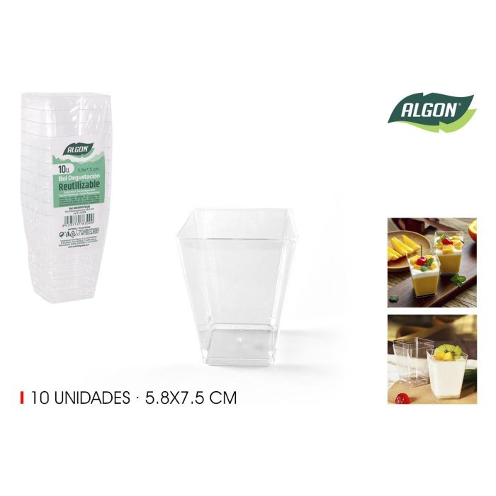 Set 10 Boles Degustación 5.8 x 7.5 cm Algon (24 Cajas) Set 10 Boles Degustación 5.8 x 7.5 cm Algon (24 Cajas)