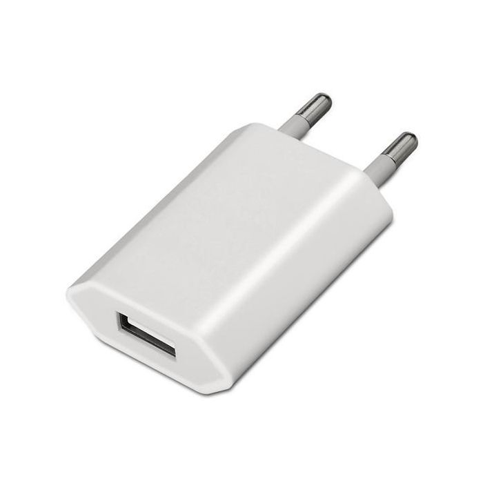 Aisens Mini Cargador Usb 5 V-1A Blanco