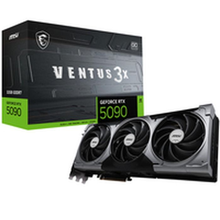 MSI MSI4711377301633 Tarjeta Gráfica VENTUS GEFORCE RTX 5090 32G 3X OC NVIDIA 32 GB GDDR7 11