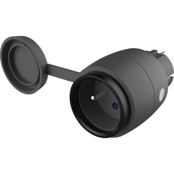 GAO AUC1697019356009 Kit 3 mini enchufes con mando a distancia + Mando a distancia, 230V, Blanco 2