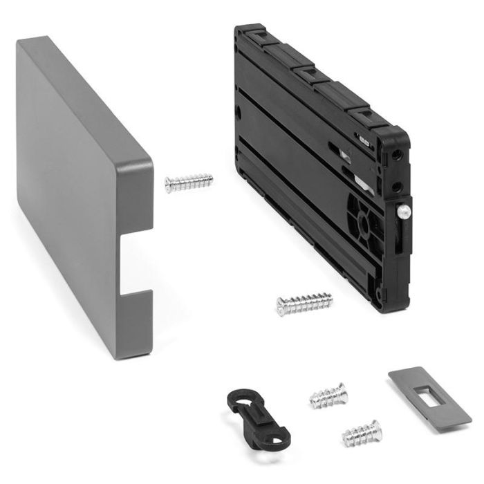 Effegi Brevetti Tapa Para Mecanismo Slimwinch Acabado Gris Tipo Herraje Sobreponer 1 Effegi Brevetti Tapa Para Mecanismo Slimwinch Acabado Gris Tipo Herraje Sobreponer 1