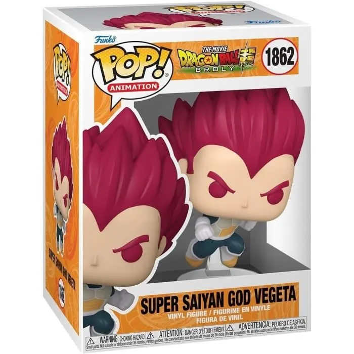 Funko Pop! Vegeta Super Saiyan God Dragon Ball Super 80362 Funko Pop! Vegeta Super Saiyan God Dragon Ball Super 80362