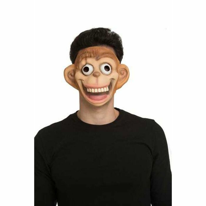 Máscara de mono látex talla única Máscara de mono látex talla única