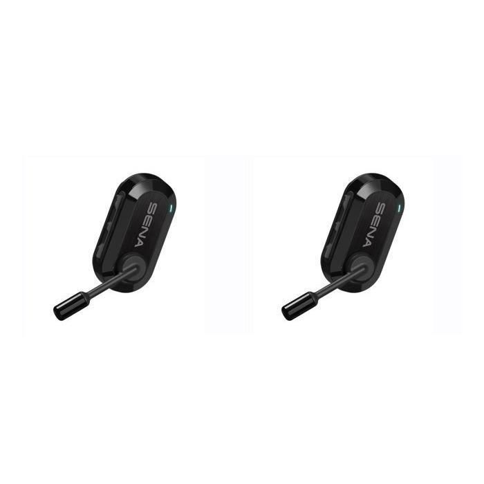 Sena SEN8809917362506 Auriculares Bikom 20 Duo Bluetooth con Micrófono, Alcance 800m, 7h Batería, USB-C, Negro