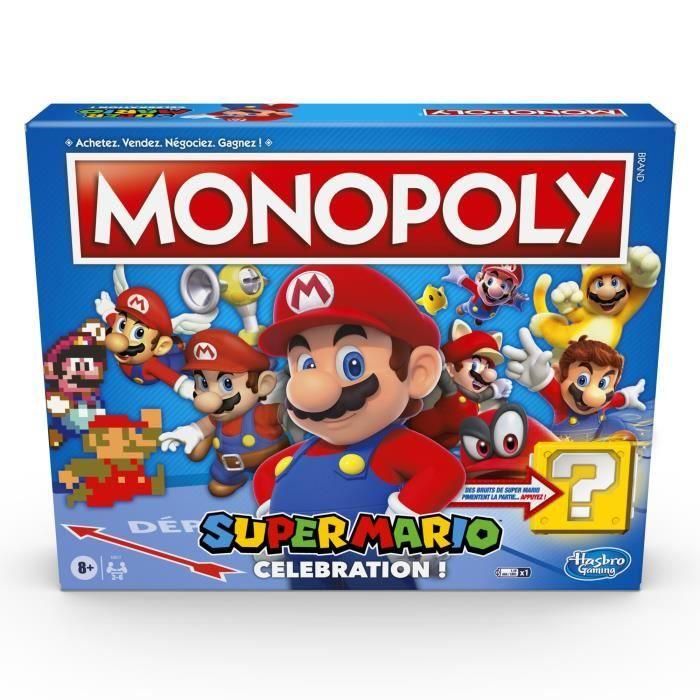 Monopoly Super Mario Celebration Nintendo Juego de Mesa Edición Francesa Monopoly Super Mario Celebration Nintendo Juego de Mesa Edición Francesa
