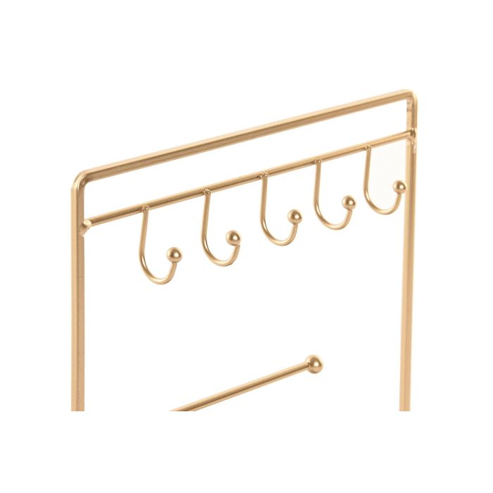 Joyero Glam DKD Home Decor Dorado 7.5 x 32.5 x 21 cm (2 Unidades) 1 Joyero Glam DKD Home Decor Dorado 7.5 x 32.5 x 21 cm (2 Unidades) 1