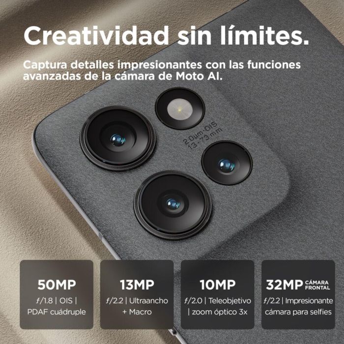 Smartphone Motorola Edge 50 5G 6,7" Octa Core 12 GB RAM 512 GB Gris 5 Smartphone Motorola Edge 50 5G 6,7" Octa Core 12 GB RAM 512 GB Gris 5