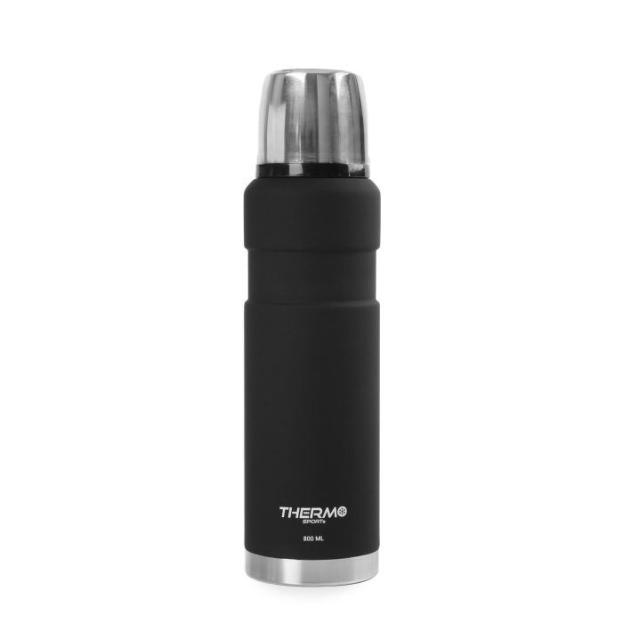 Termo de acero inoxidable Thermosport 800 ml - Negro (6 Unidades) 3 Termo de acero inoxidable Thermosport 800 ml - Negro (6 Unidades) 3