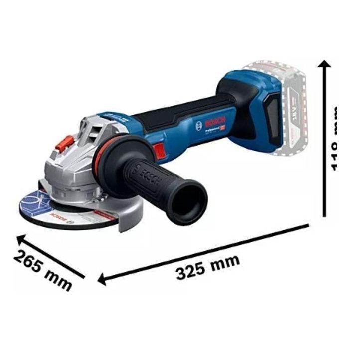 Bosch GWS 18V-11 Amoladora de 125 mm y 18 V – Versión Solo sin Batería ni Cargador 1 Bosch GWS 18V-11 Amoladora de 125 mm y 18 V – Versión Solo sin Batería ni Cargador 1